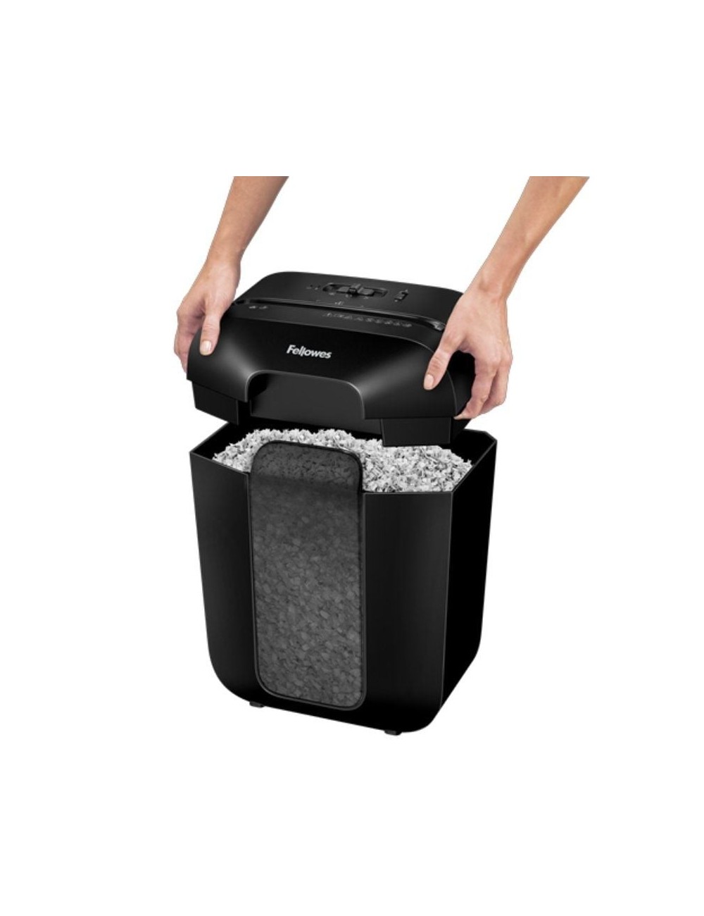 Destructora Fellowes LX41/ Minicorte de 4 x 12mm/ Negra