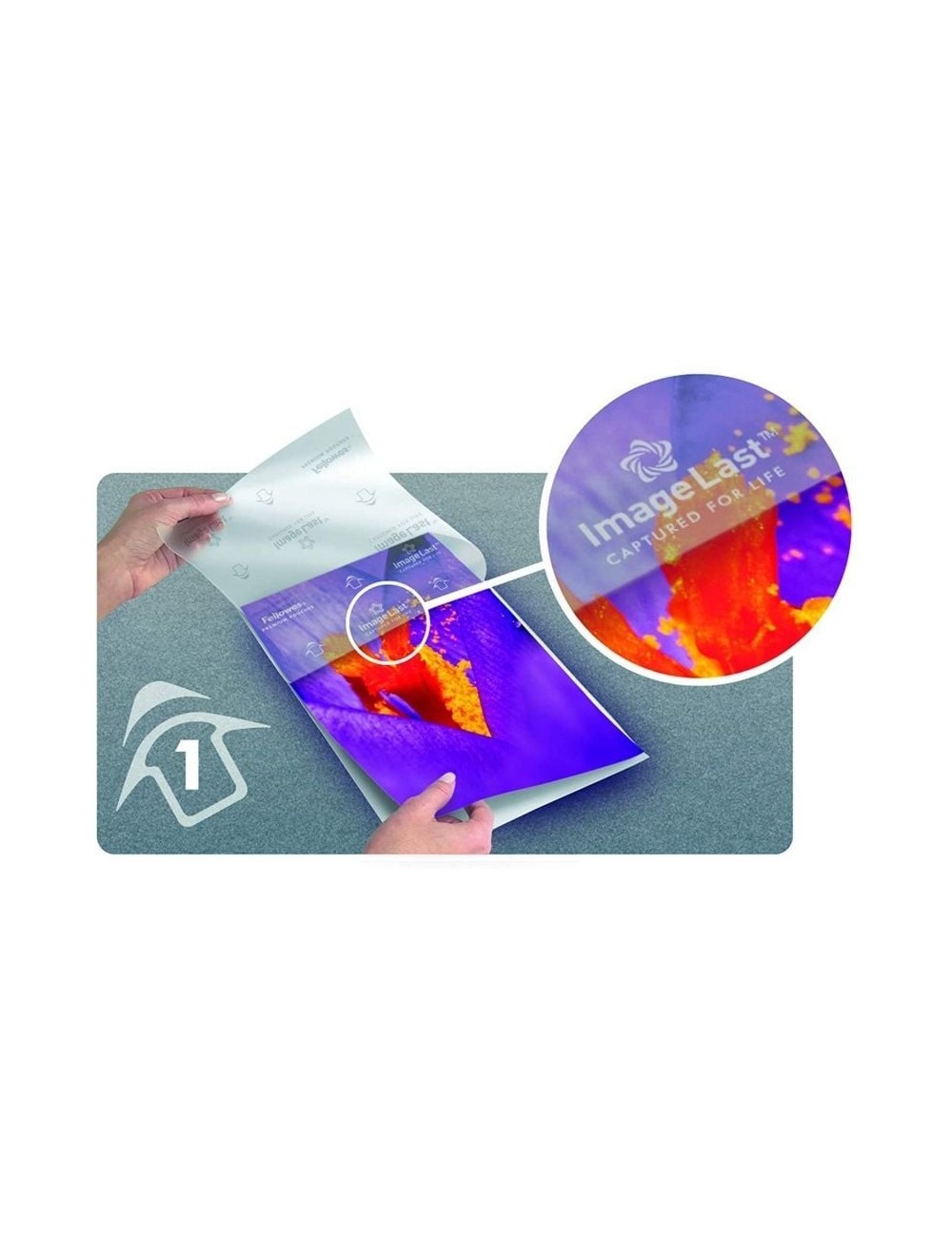 Fundas para Plastificar Fellowes 5307407/ A4/ 125 Micras/ 100 unidades