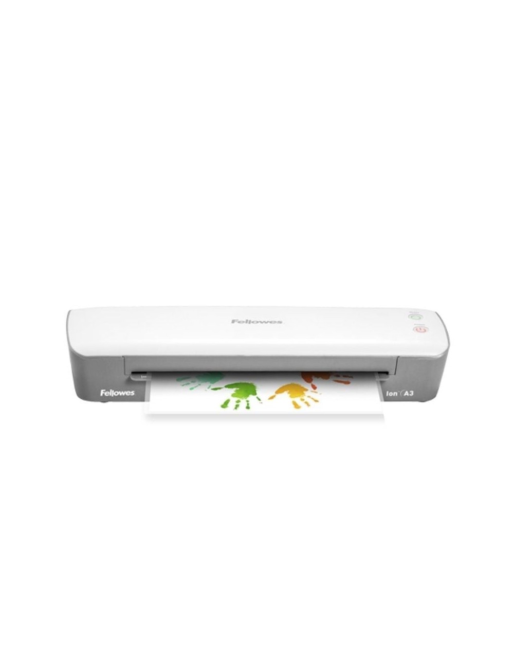 Plastificadora Fellowes Ion A3/ hasta A3 y 125 Micras/ Blanca y Gris