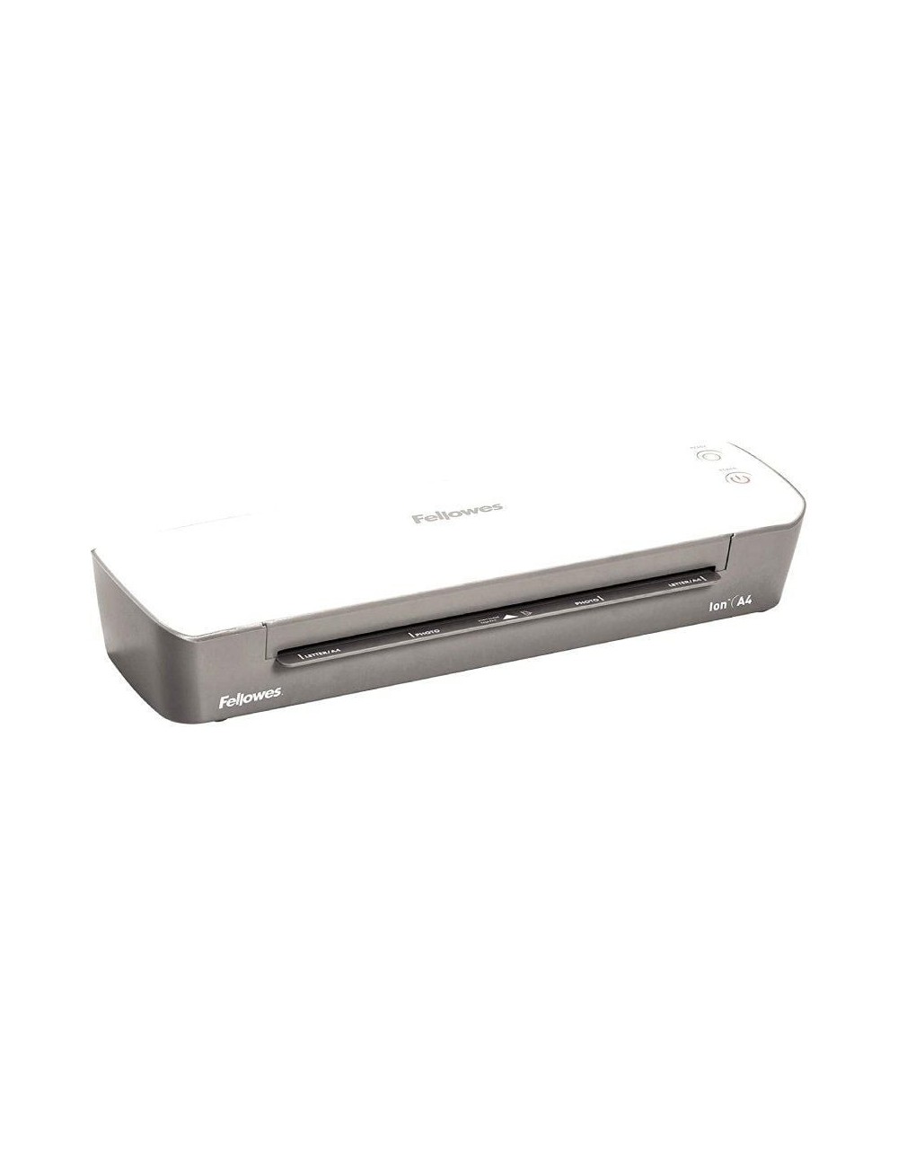 Plastificadora Fellowes Ion A4 4560001/ hasta A4 y 80-125 Micras/ Blanca y Gris