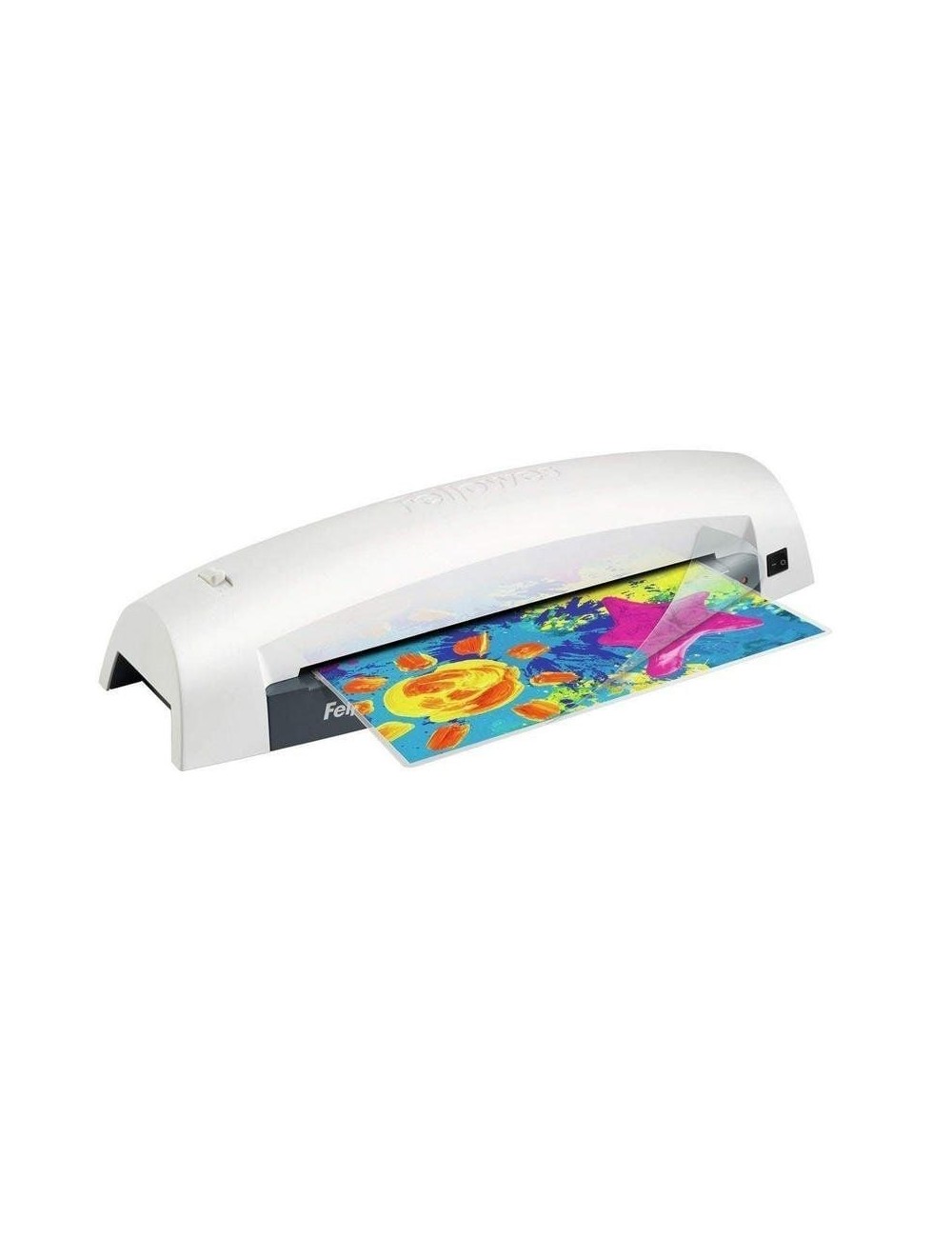 Plastificadora Fellowes Lunar A3 5716701/ hasta A3 y 80-125 Micras/ Blanca y Negra