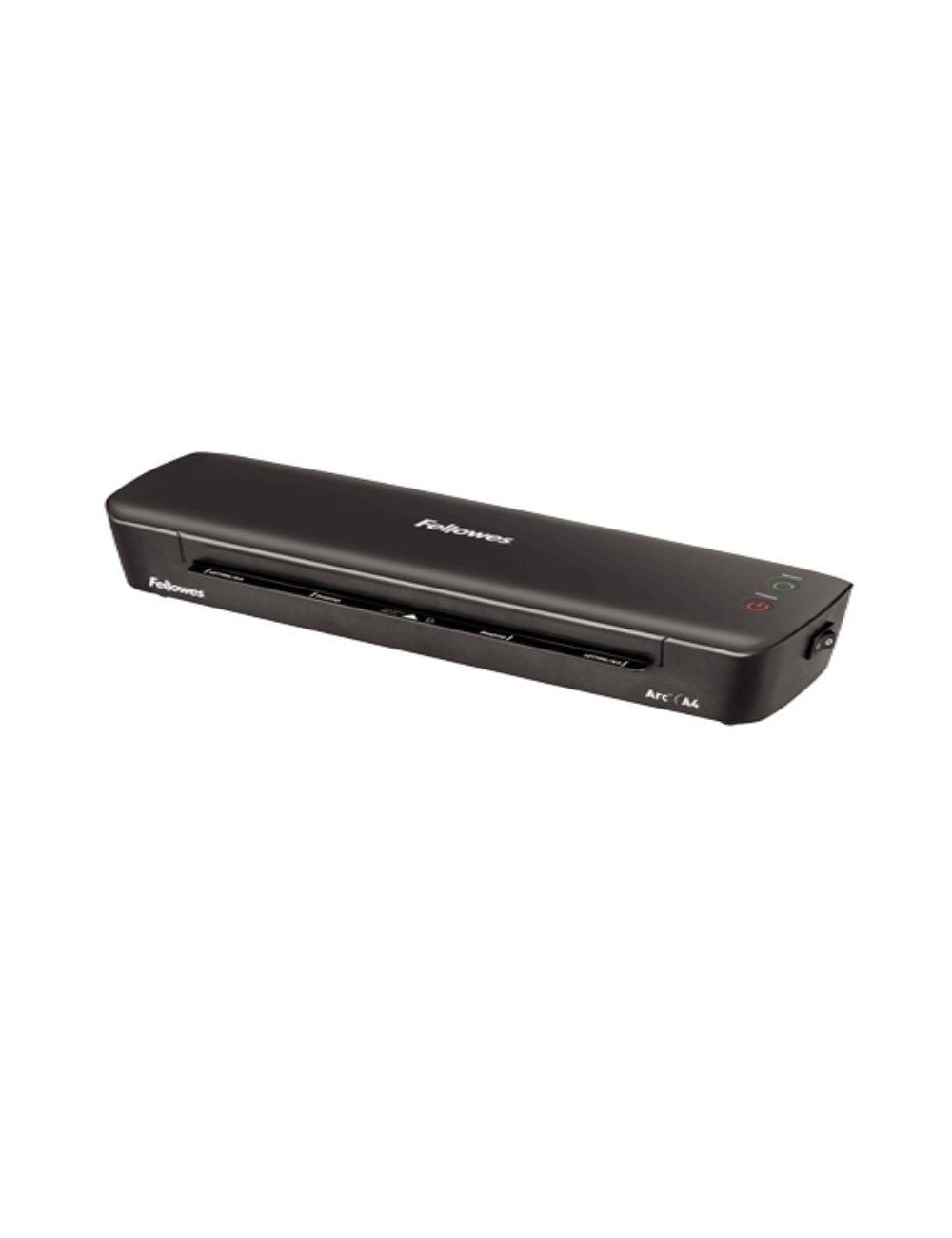Plastificadora Fellowes Arc A4/ hasta A4 y 80 Micras/ Negra