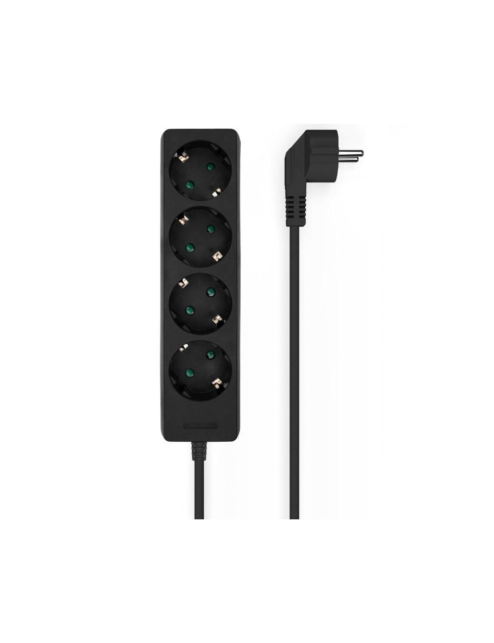 Regleta Aisens A154-0534/ 4 Tomas de Corriente/ Cable 1.4m/ Negro