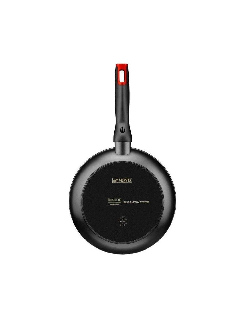 Sartén Monix Titán Rock M810022/ Ø22cm/ Aluminio forjado/ Apta para Inducción