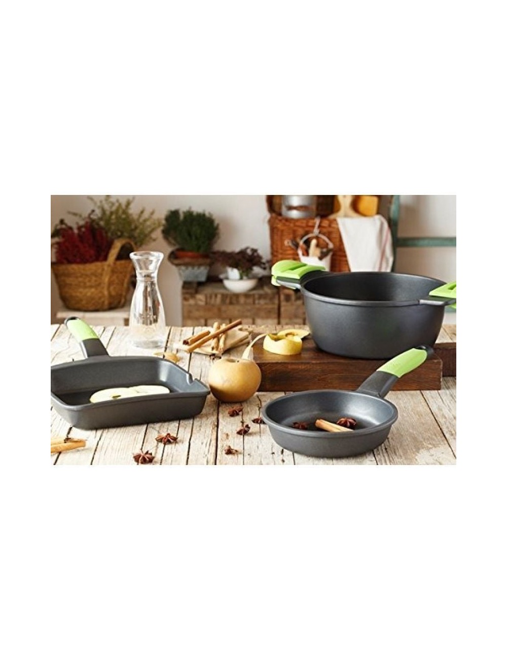 Asador Bra Prior A121459/ Ø28cm/ Aluminio fundido/ Apto para Inducción