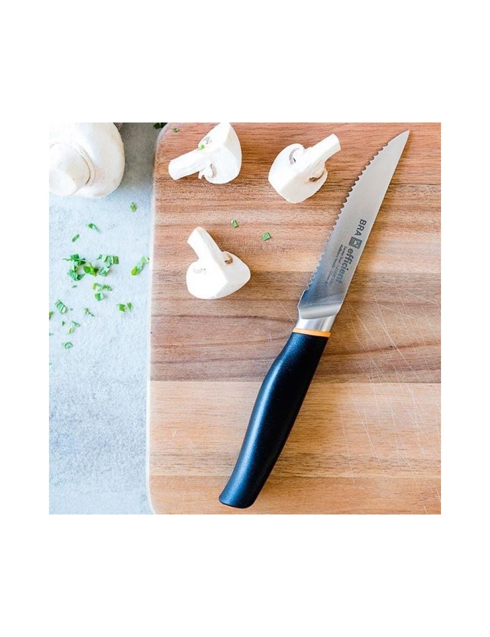 Cuchillo Tomatero Bra Efficient A198001/ Hoja 120mm/ Acero inoxidable