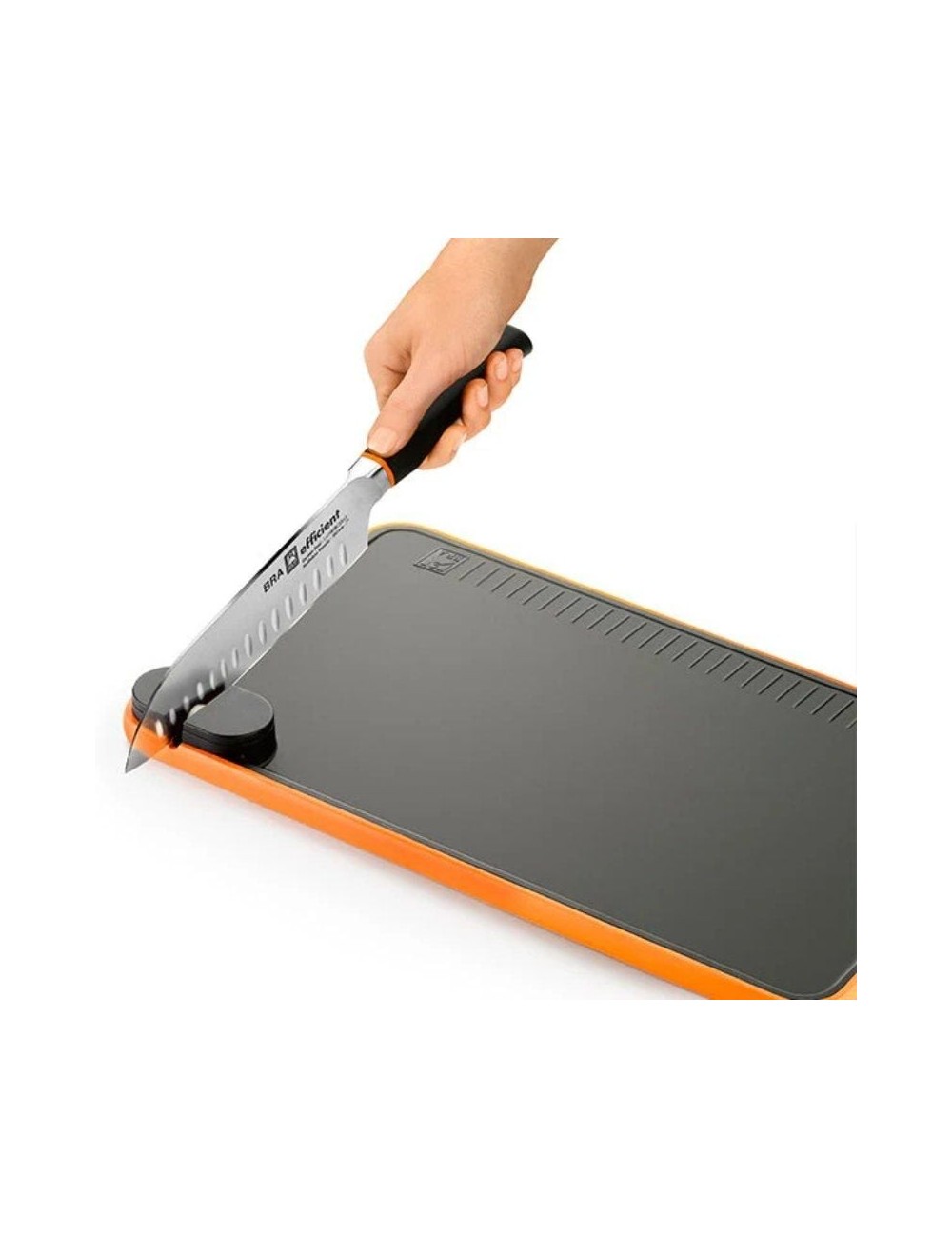 Pack 3 Cuchillos Bra Efficient A198021 con tabla para cortar