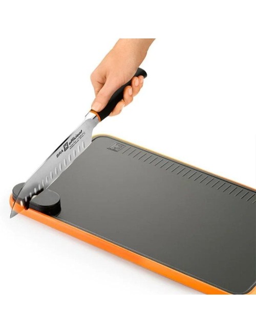 Pack 3 Cuchillos Bra Efficient A198021 con tabla para cortar