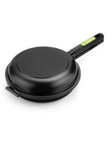 Sartén Dupla para Tortillas Bra Prior A121465/ Ø24cm/ Aluminio fundido/ Apta para Inducción