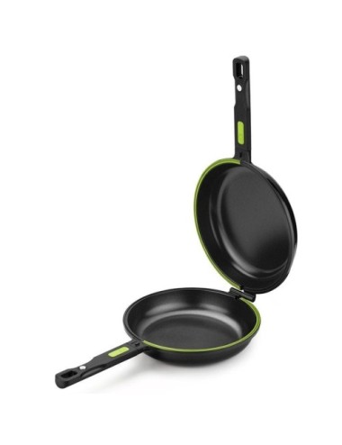 Sartén Dupla para Tortillas Bra Prior A121465/ Ø24cm/ Aluminio fundido/ Apta para Inducción