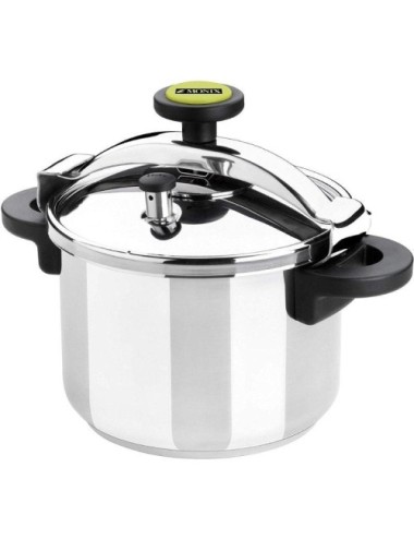 Olla a Presión Monix Classica M530003/ Ø24cm/ 8L/ Acero Inoxidable/ Apta para Inducción