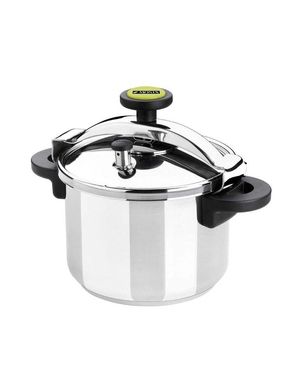 Olla a Presión Monix Classica M530003/ Ø24cm/ 8L/ Acero Inoxidable/ Apta para Inducción