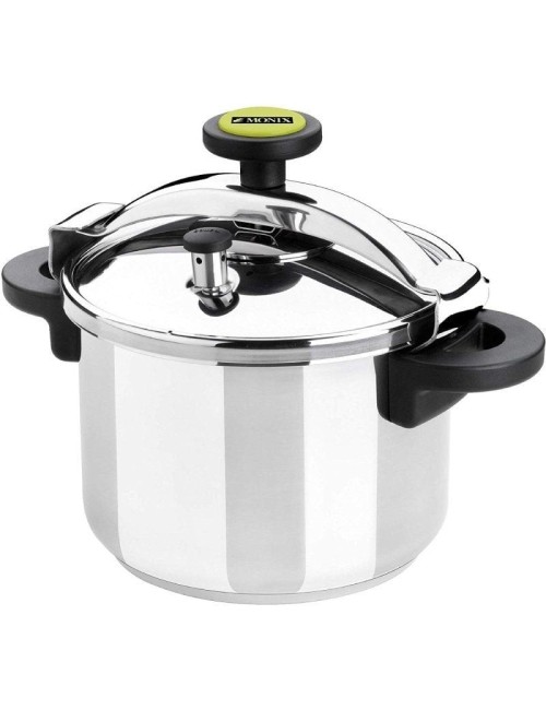 Olla a Presión Monix Classica M530003/ Ø24cm/ 8L/ Acero Inoxidable/ Apta para Inducción