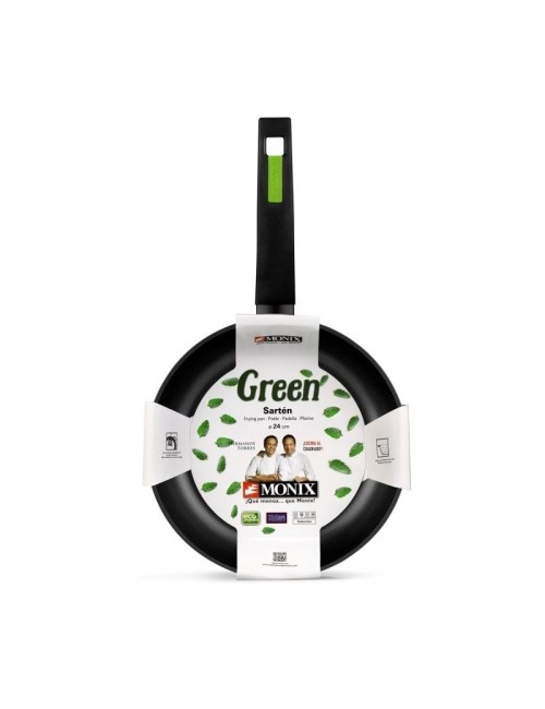 Sartén Monix Green M481220/ Ø20cm/ Aluminio forjado/ Apta para Inducción