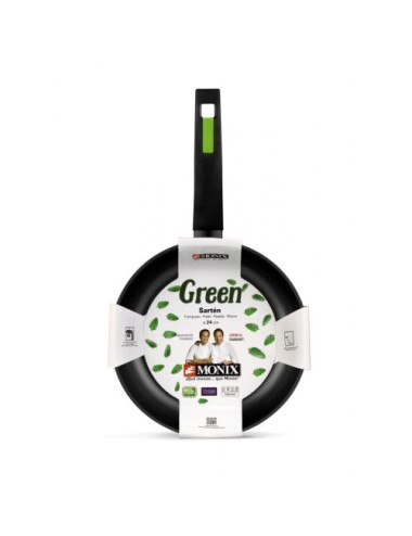 Sartén Monix Green M481224/ Ø24cm/ Aluminio forjado/ Apta para Inducción