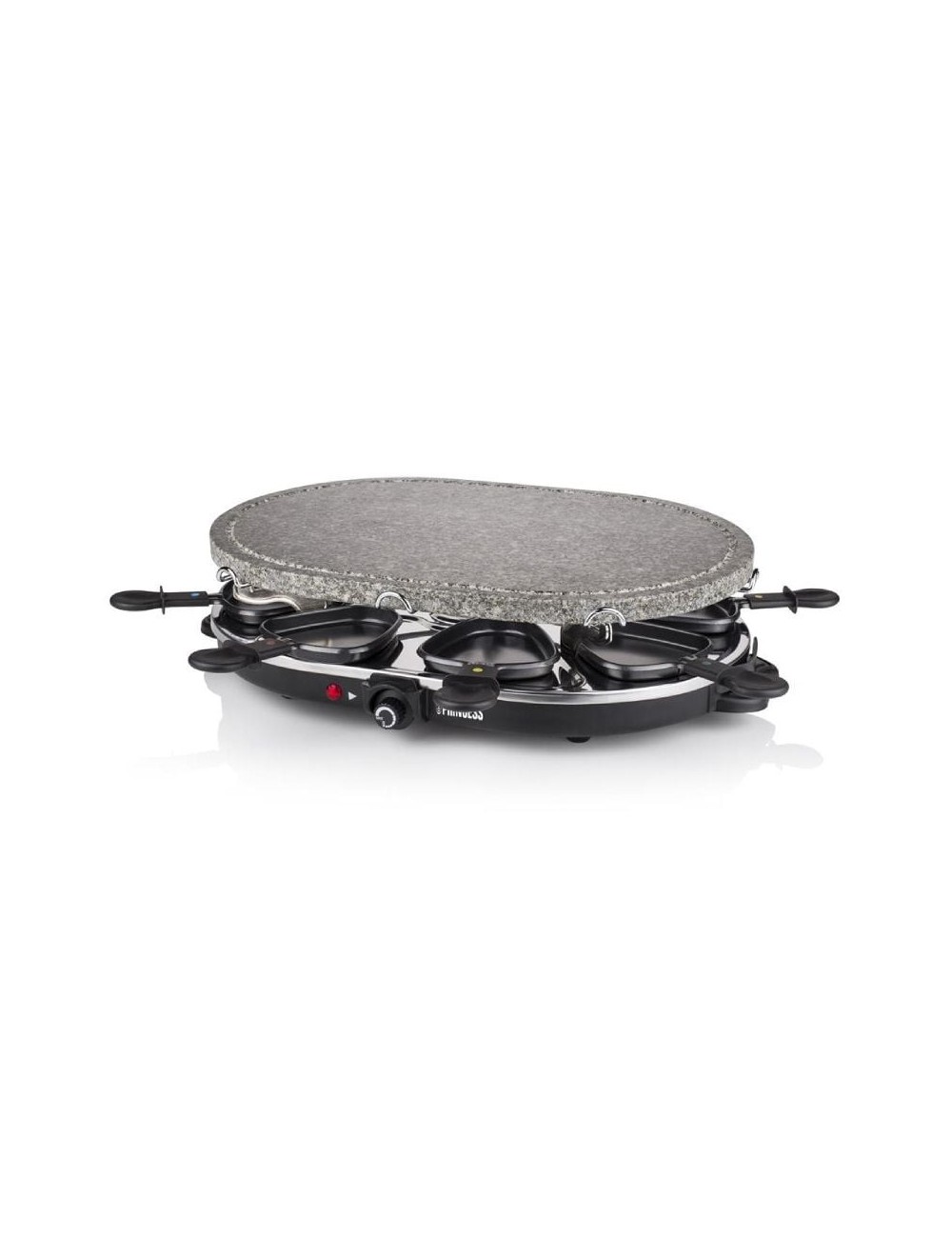 Parrilla Princess Stone 8 Oval & Raclette 162720/ 1200W/ Tamaño 430*300mm