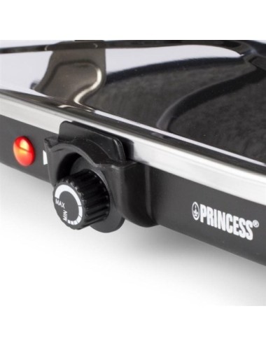 Parrilla Princess Stone 8 Oval & Raclette 162720/ 1200W/ Tamaño 430*300mm