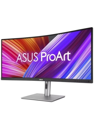 Monitor Profesional Asus ProArt Display PA34VCNV 34'/ UWQHD/ Multimedia/ Regulable en altura/ Negro y Plata