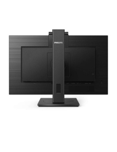 Monitor Profesional Philips 242B1H 23.8'/ Full HD/ Webcam/ Multimedia/ Regulable en altura/ Negro