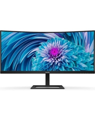 Monitor Profesional Ultrapanorámico Curvo Philips 346E2CUAE 34'/ WQHD/ Multimedia/ Regulable en altura/ Negro
