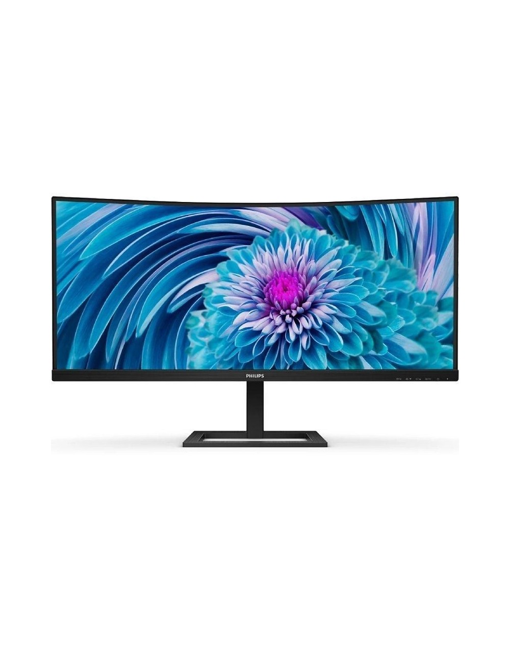 Monitor Profesional Ultrapanorámico Curvo Philips 346E2CUAE 34'/ WQHD/ Multimedia/ Regulable en altura/ Negro