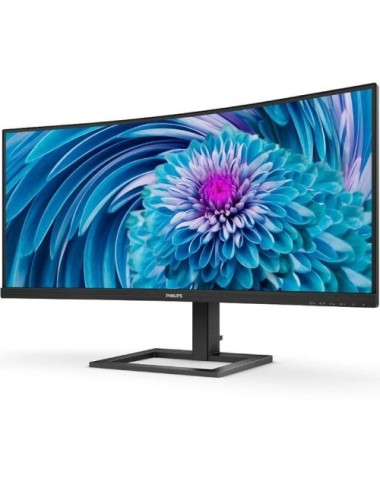 Monitor Profesional Ultrapanorámico Curvo Philips 346E2CUAE 34'/ WQHD/ Multimedia/ Regulable en altura/ Negro