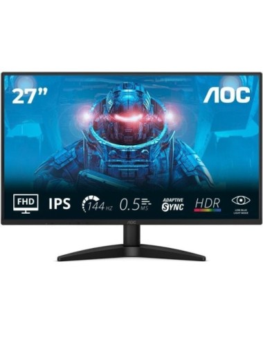 Monitor Gaming AOC 27B36X 27'/ Full HD/ 0.5ms/ 144Hz/ IPS/ Negro
