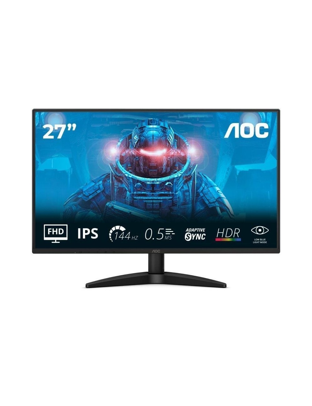 Monitor Gaming AOC 27B36X 27'/ Full HD/ 0.5ms/ 144Hz/ IPS/ Negro