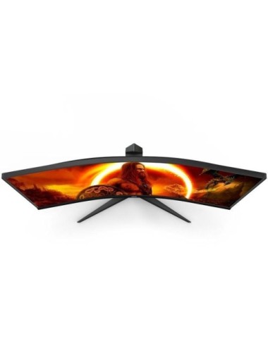 Monitor Gaming Ultrapanorámico Curvo AOC CU34G2XP/BK 34'/ WQHD/ 1ms/ 180Hz/ VA/ Negro