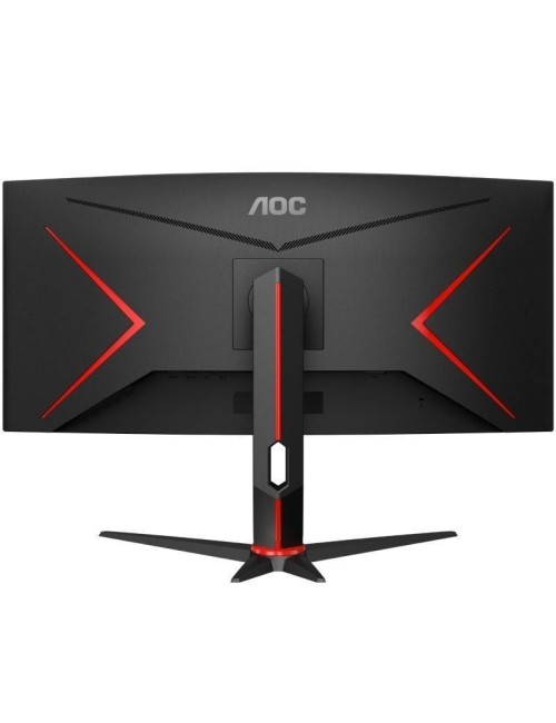 Monitor Gaming Ultrapanorámico Curvo AOC CU34G2XP/BK 34'/ WQHD/ 1ms/ 180Hz/ VA/ Negro
