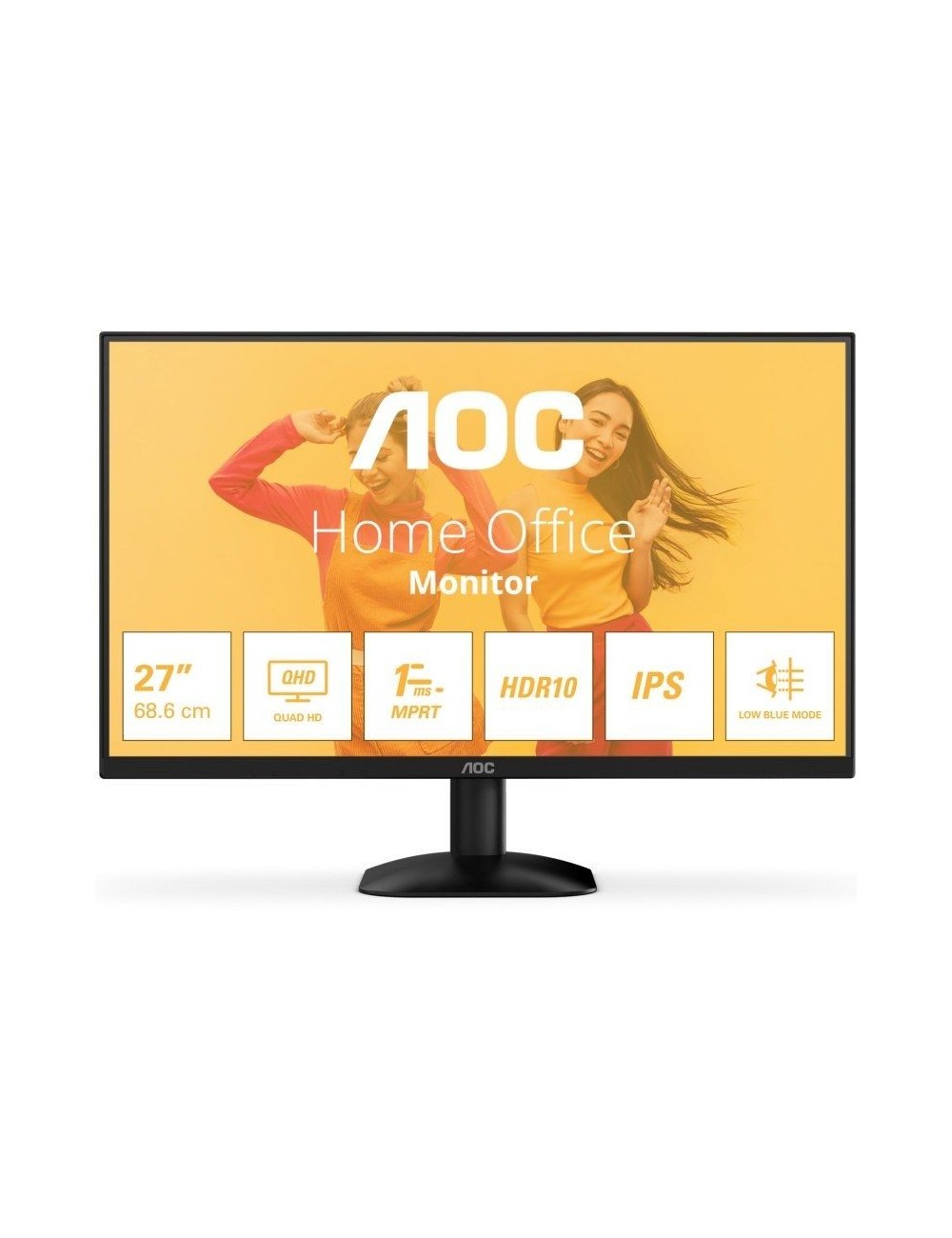 Monitor Profesional AOC Q27B35E 27'/ QHD/ Negro