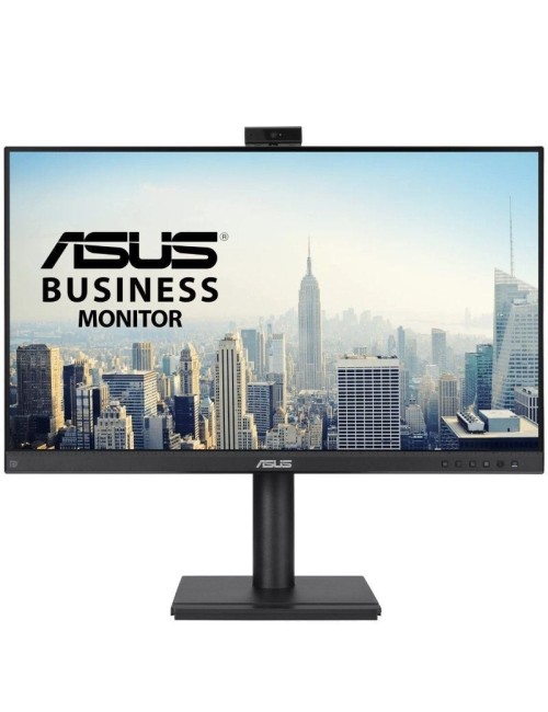 Monitor Profesional Asus BE249QFK 24'/ Full HD/ Webcam/ Multimedia/ Regulable en altura/ Negro