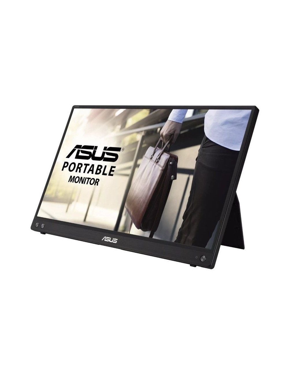 Monitor Portátil Asus ZenScreen MB16ACV 15.6'/ Full HD/ Negro