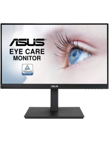 Monitor Profesional Asus VA229QSB 21.5'/ Full HD/ Multimedia/ Regulable en altura/ Negro