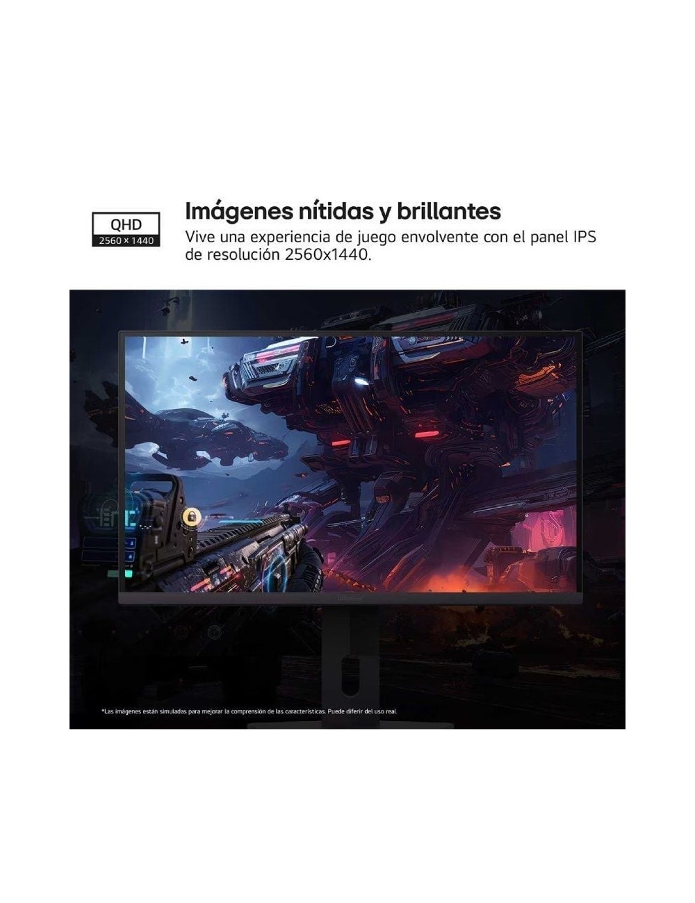 Monitor Gaming LG UltraGear 27G610A-B 27'/ QHD/ 1ms/ 200Hz/ IPS/ Regulable en altura/ Negro
