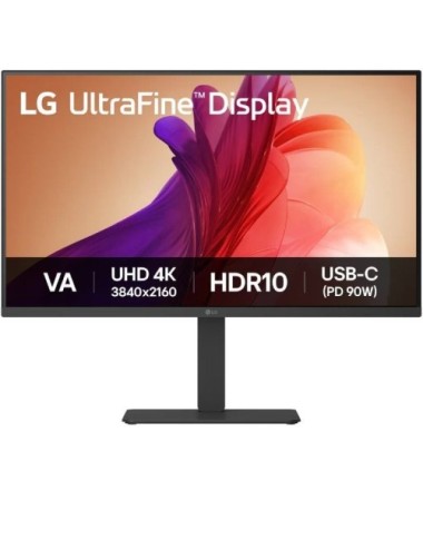 Monitor Profesional LG UltraFine 32U720A-B 31.5'/ 4K/ Multimedia/ Regulable en altura/ Negro