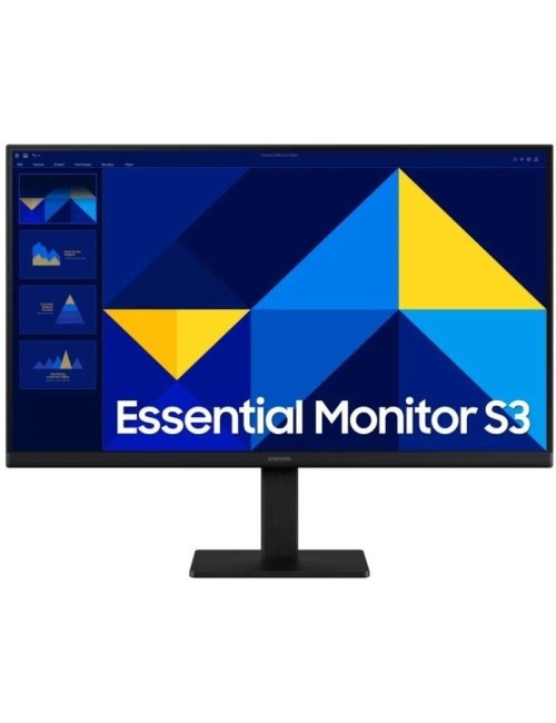 Monitor Profesional Samsung Essential Monitor S3 S24D304GAU/ 24'/ Full HD/ Negro
