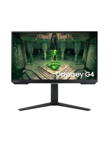Monitor Gaming Samsung Odyssey G4 S25BG400EU/ 25'/ Full HD/ 1ms/ 240Hz/ IPS/ Regulable en altura/ Negro