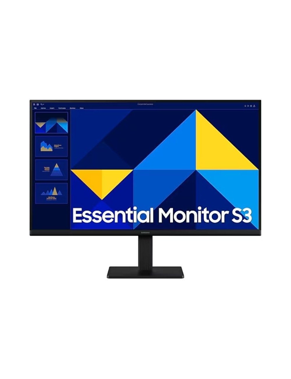 Monitor Profesional Samsung Essential Monitor S3 S27D304GAU/ 27'/ Full HD/ Negro