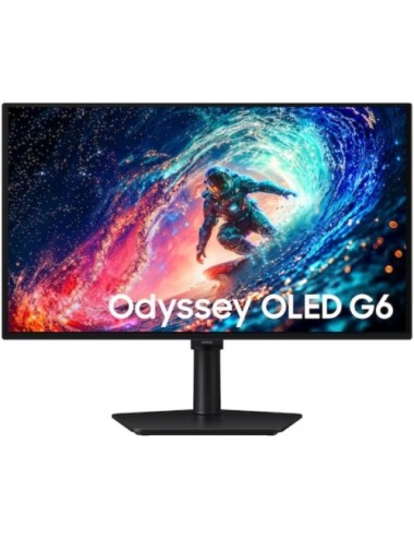 Monitor Gaming Samsung Odyssey OLED G6 G61SH S27HG612SU 27'/ QHD/ 0.03ms/ 240Hz/ QD-OLED/ Regulable en altura/ Negro