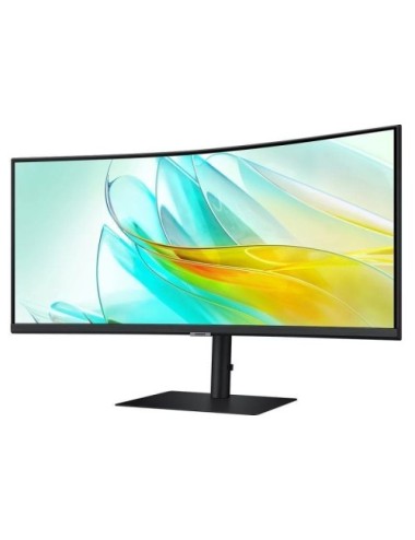 Monitor Profesional Ultraparonámico Curvo Samsung ViewFinity S6 S34C652UAU 34'/ UWQHD/ Multimedia/ Regulable en Altura/ Negro