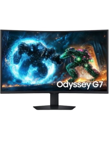 Monitor Gaming Curvo Samsung Odyssey G7 G75F 37'/ 4K/ 1ms/ 165Hz/ VA/ Regulable en altura/ Negro
