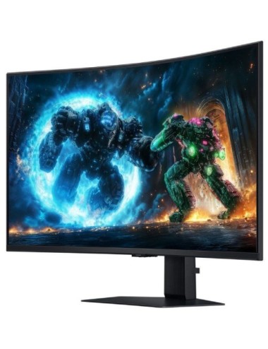 Monitor Gaming Curvo Samsung Odyssey G7 G75F 37'/ 4K/ 1ms/ 165Hz/ VA/ Regulable en altura/ Negro