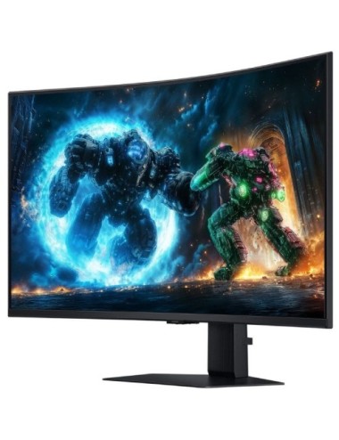 Monitor Gaming Curvo Samsung Odyssey G7 G75F 37'/ 4K/ 1ms/ 165Hz/ VA/ Regulable en altura/ Negro
