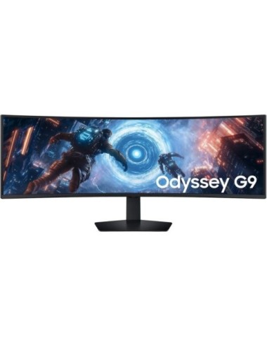 Monitor Gaming Ultrapanorámico Curvo Samsung Odyssey G9 G91F S49FG910EU 49'/ Dual QHD/ 1ms/ 144Hz/ Regulable en altura/ Negro