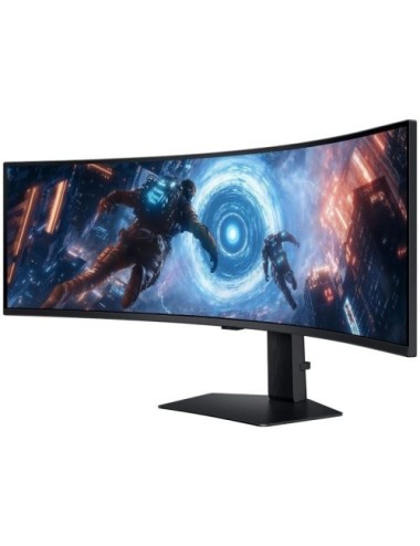 Monitor Gaming Ultrapanorámico Curvo Samsung Odyssey G9 G91F S49FG910EU 49'/ Dual QHD/ 1ms/ 144Hz/ Regulable en altura/ Negro