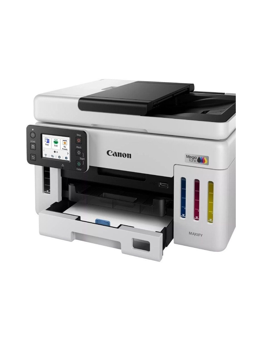 Multifunción Recargable Canon MAXIFY GX6150 MegaTank WiFi/ Dúplex/ Blanca