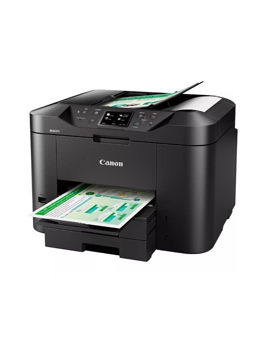 Multifunción Canon MAXIFY MB2750 WiFi/ Fax/ Dúplex/ Negra