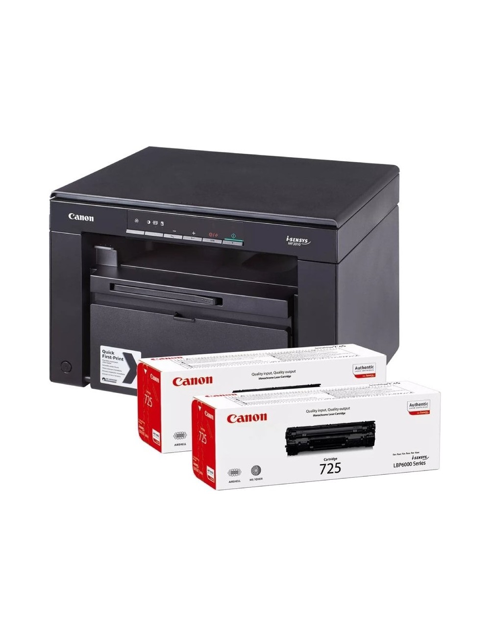 Multifunción Láser Monocromo Canon I-SENSYS MF3010/ Negra