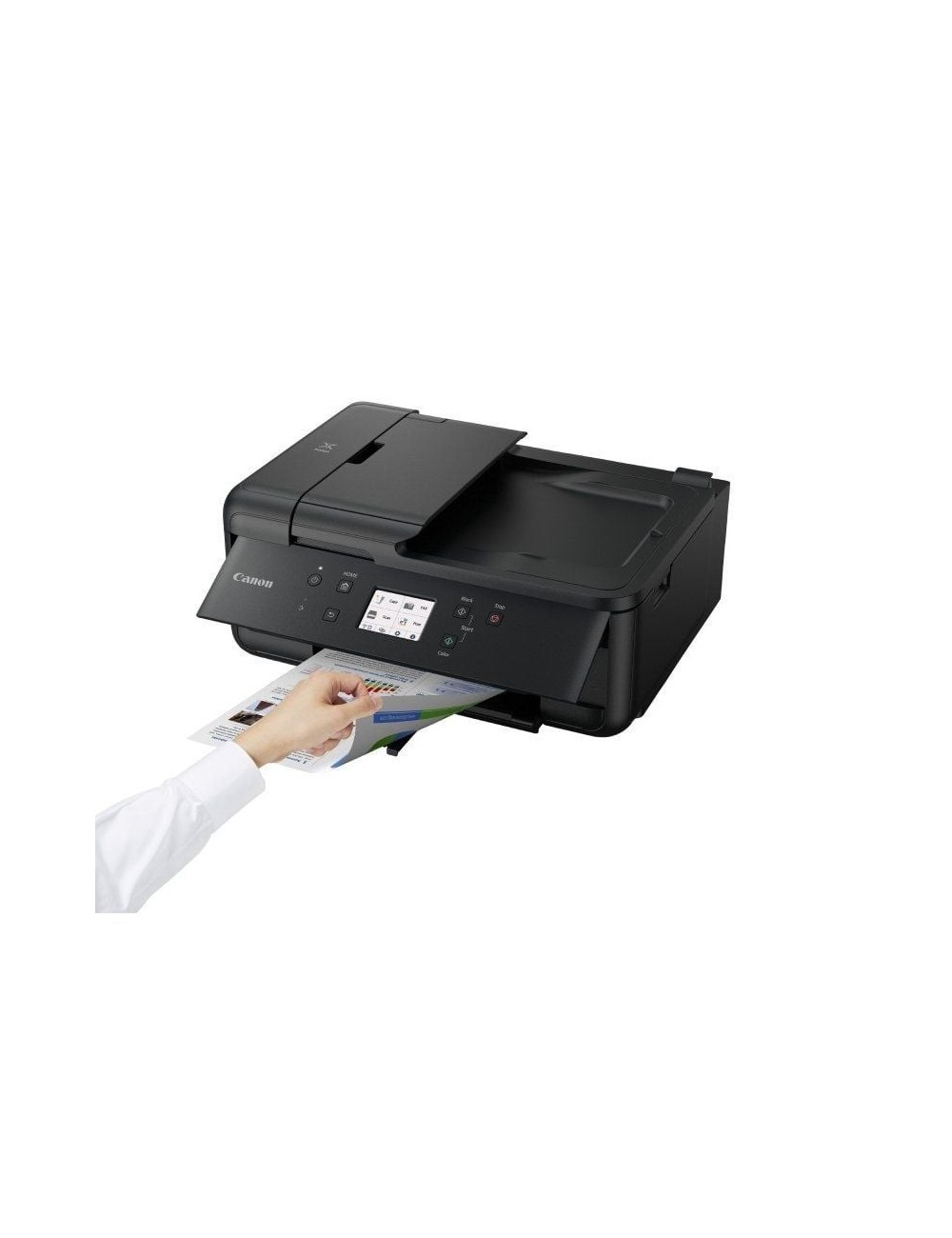 Multifunción Fotográfica Canon PIXMA TR7650 WiFi/ Fax/ Dúplex/ Negra
